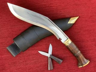 Hand-forged World War II Gurkha Khukuri Khukri Kukri Knife 11-Inch 